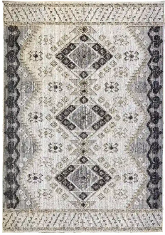 Dywan etno Dywilan Arno 3/01567A l.grey/cream