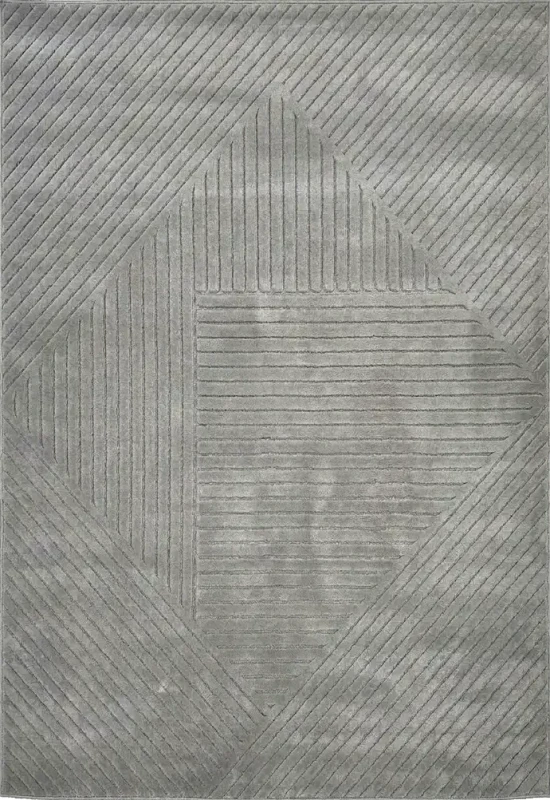 Dywan art deco 3d Dywilan Juno 1 E132AG grey pasif