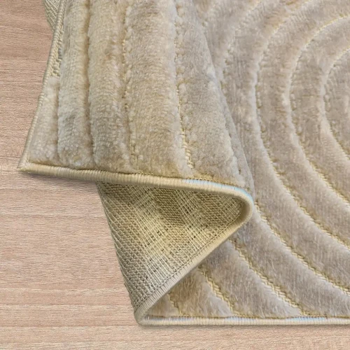 Dywan art deco 3d Dywilan Juno 6 D798AP beige spód