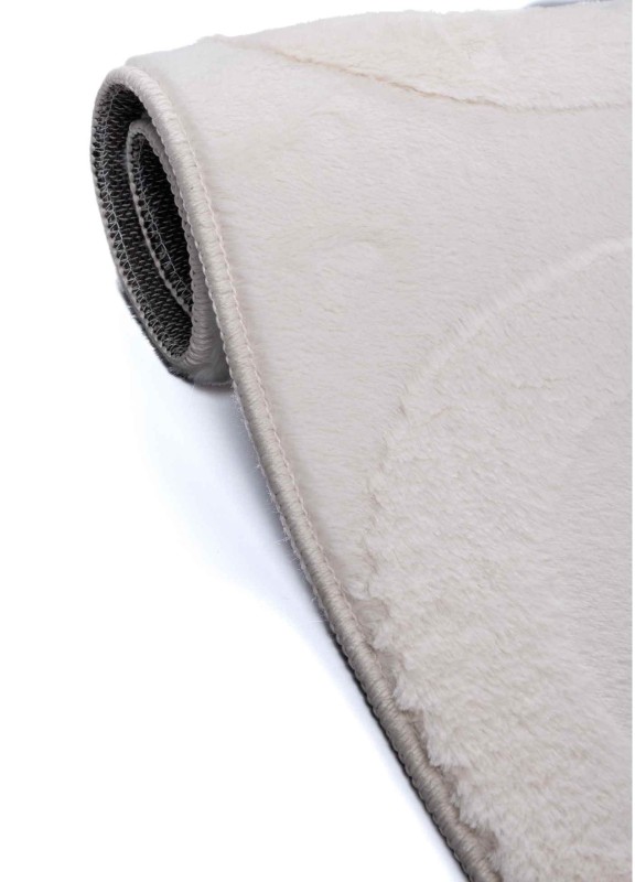 Bok kremowego dywanu pluszowego Rabbit Jaquard Modern