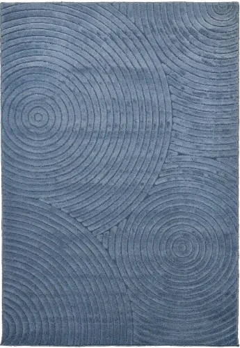 Dywan art deco 3d Dywilan Juno 6 D798AZ denim