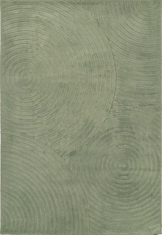 Dywan art deco 3d Dywilan Juno 6 D798AY green
