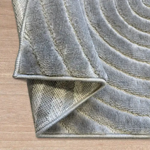 Dywan art deco 3d Dywilan Juno 6 D798AG grey pasif spód