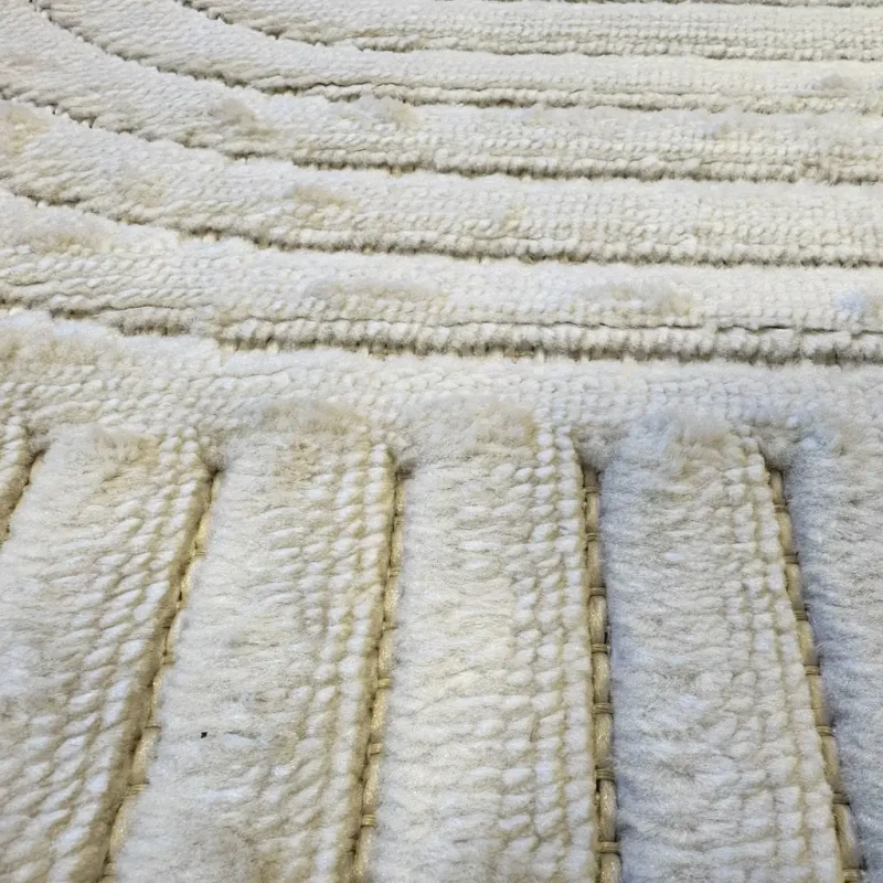 Dywan art deco 3d Dywilan Juno 7 G267AW cream runo