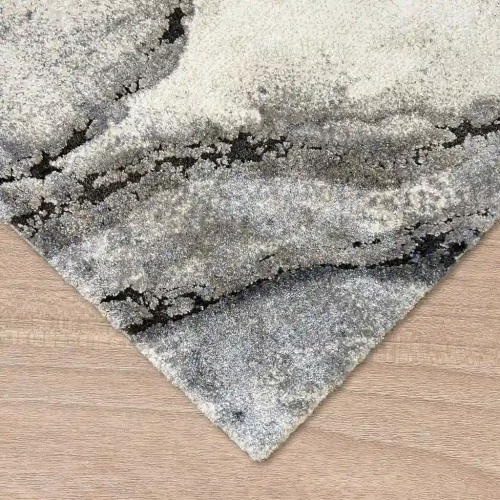 Dywan nowoczesny Dywilan Nera 7 A2932A l.grey/grey obszycie