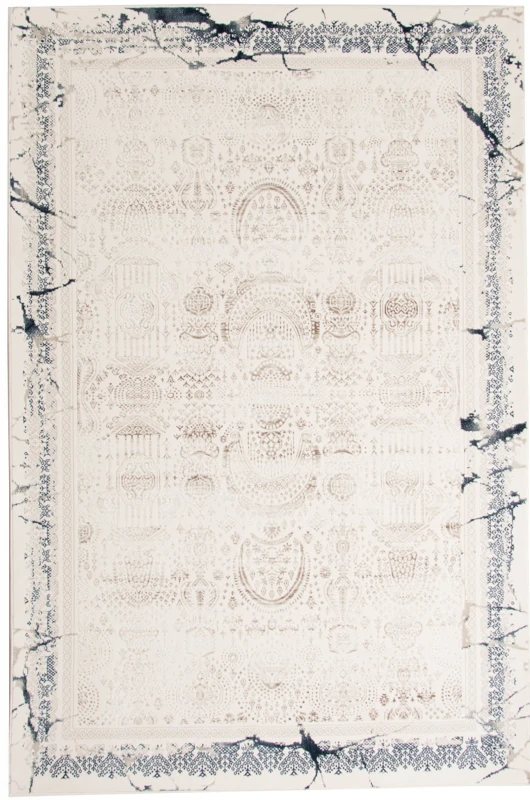 Dywan vintage Dywilan Sihir 2 A029A white / blue