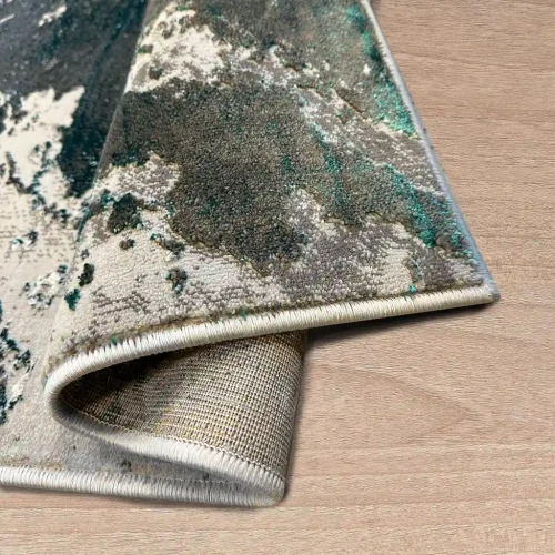 Dywan nowoczesny Dywilan Stylish 16/8780 l.grey/green spód