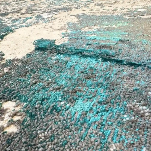 Dywan nowoczesny Dywilan Stylish 16/8780 l.grey/green runo