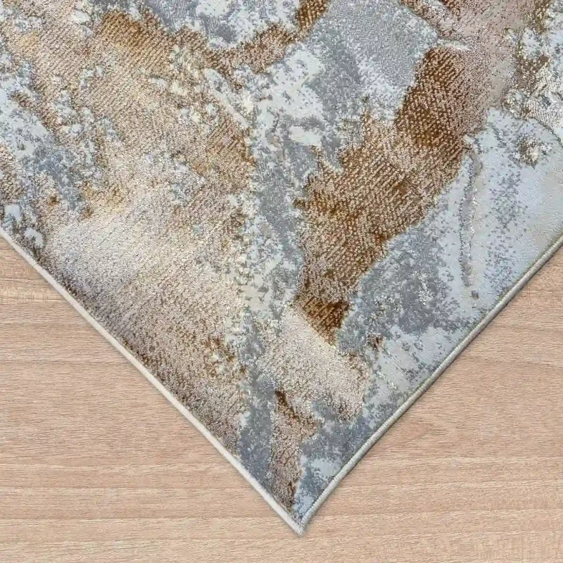 Dywan nowoczesny Dywilan Stylish 16/8780 n.beige/gold obszycie