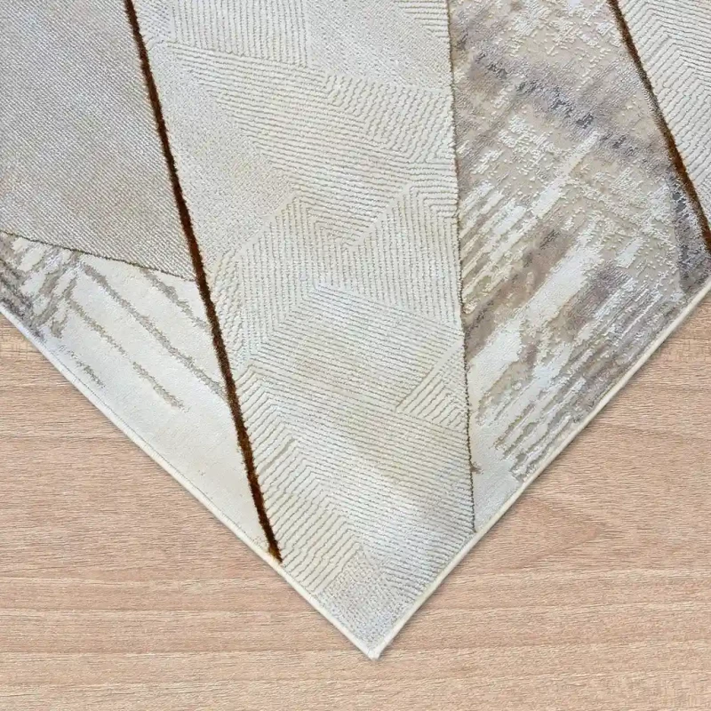 Dywan nowoczesny Dywilan Stylish 21/HE023 gold/beige obszycie