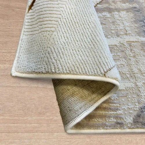 Dywan nowoczesny Dywilan Stylish 21/HE023 gold/beige spód