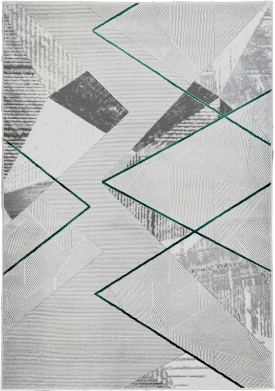 Dywan nowoczesny Dywilan Stylish 21/HE023 grey/green