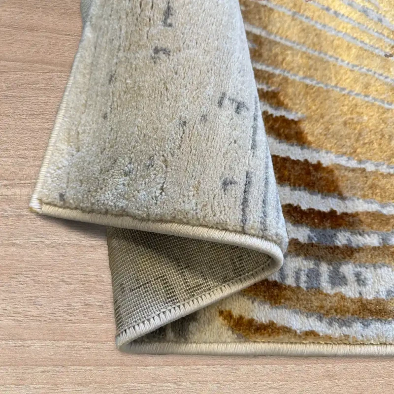 Dywan nowoczesny Dywilan Stylish 22/HE056 beżowo-złoty spód