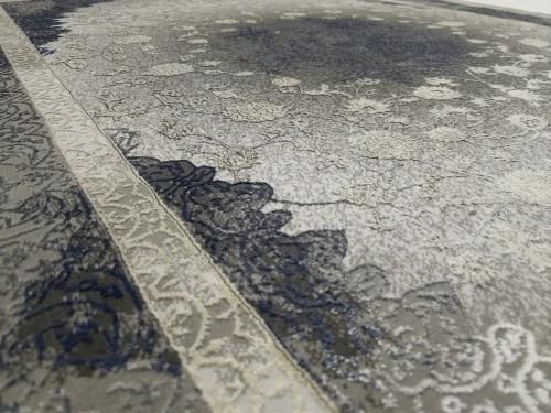 Dywan klasyczny Deluxe 9091 niebieski - runo