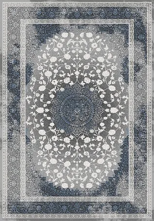 Dywan klasyczny Deluxe 9091 niebieski