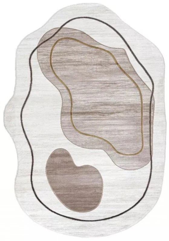 Dywan nowoczesny abstrakcja Sila Lux 7706B Y5943 beżowo-brązowy