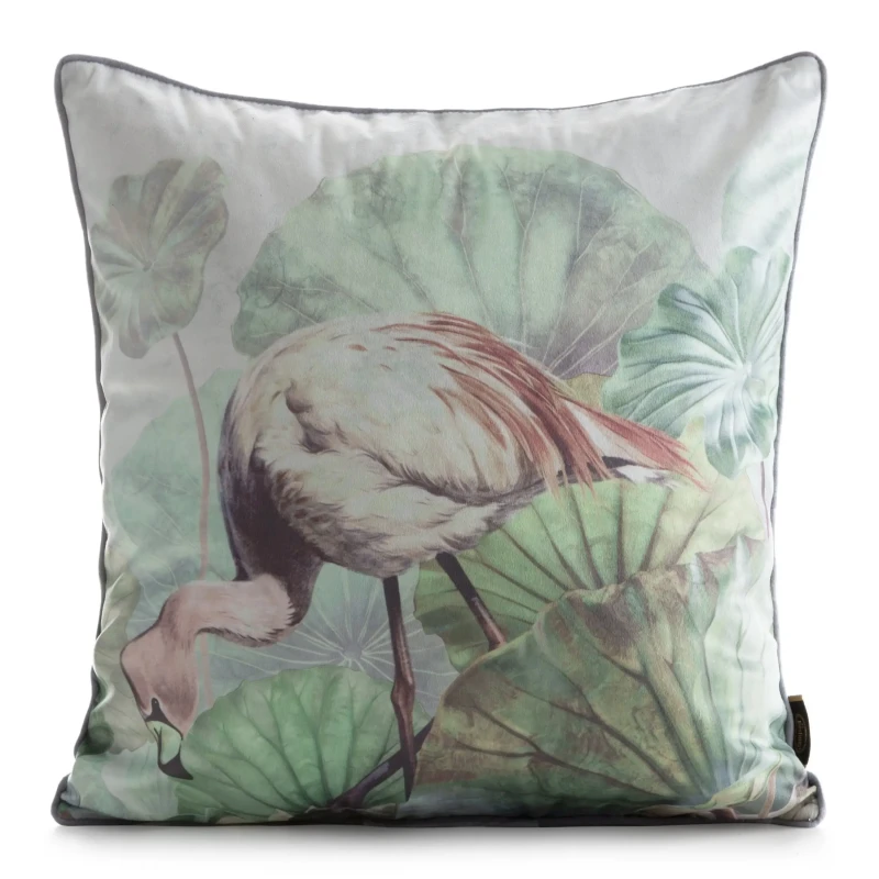 Poduszka dekoracyjna z flamingiem velvet 468376.webp