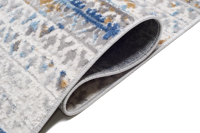 Chodnik Portland G494B biało-niebieski - brzeg