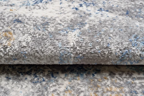 Chodnik nowoczesny Portland G500B szaro-beżowo-niebieski - runo