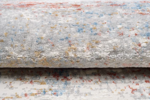 Chodnik nowoczesny Portland G509C szaro-kremowo-pomarańczowy - runo