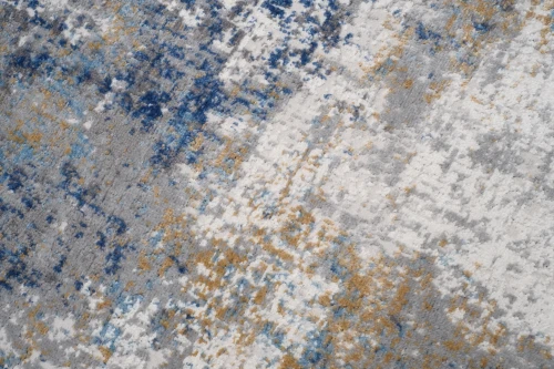 Chodnik nowoczesny Portland G512B beżowo-kremowo-niebieski - runo