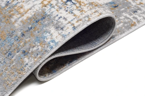 Chodnik nowoczesny Portland G512B beżowo-kremowo-niebieski - brzeg