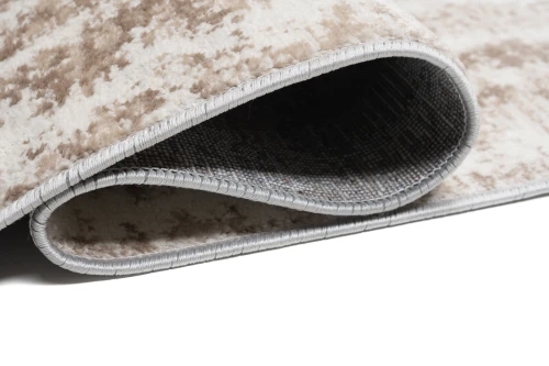 Chodnik nowoczesny Portland D156E kremowo-beżowy - bok