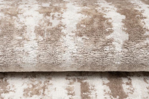 Chodnik nowoczesny Portland D156E kremowo-beżowy - wzór