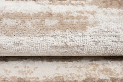 Chodnik nowoczesny Portland D158E kremowo-brązowy - runo