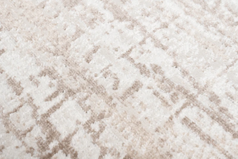 Chodnik nowoczesny Portland D175E kremowo-brązowy - runo