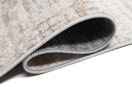 Chodnik nowoczesny Portland D175E kremowo-brązowy - bok