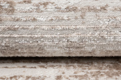 Chodnik nowoczesny Portland D177E kremowo-beżowy - wzór 3d