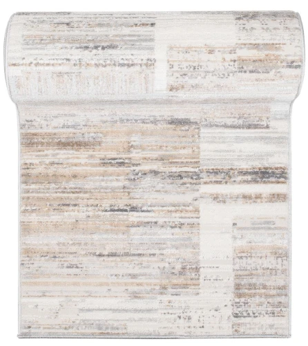 Chodnik nowoczesny Portland G498A biało-beżowy w rolce