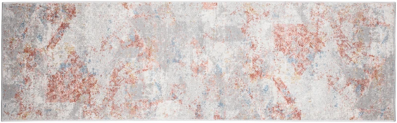 Chodnik nowoczesny Portland G500C szaro-pomarańczowy w poziomie