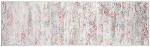 Chodnik nowoczesny Portland G509C szaro-kremowo-pomarańczowy w poziomie