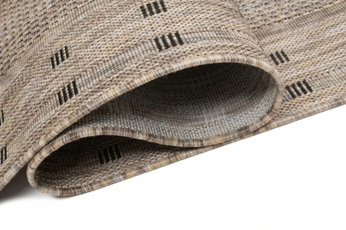 Chodnik płaskotkany Melissa MAA KE63A brązowy -brzeg