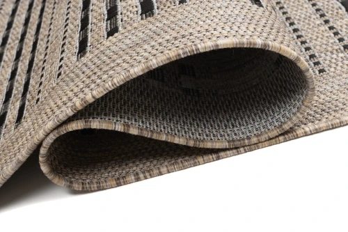 Chodnik płaskotkany Melissa MAA KF84A brązowy - brzeg