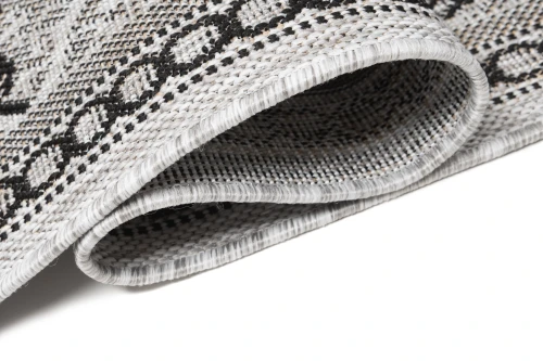 Chodnik płaskotkany Melissa MAA KF87A szary - brzeg