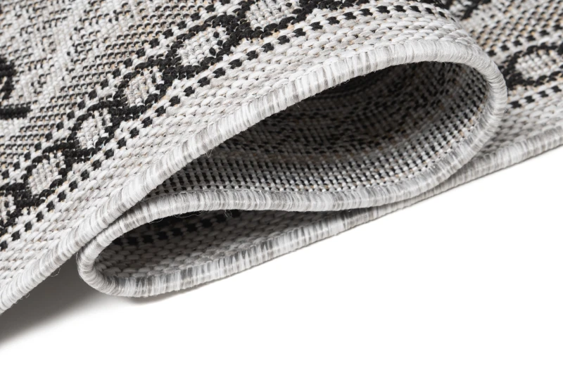 Chodnik płaskotkany Melissa MAA KF87A szary - brzeg