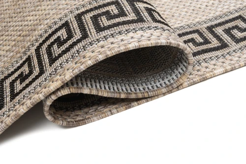 Chodnik płaskotkany Melissa MAA KF91A brązowy - brzeg