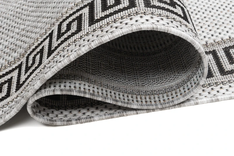 Chodnik płaskotkany Melissa MAA KF91A szary - brzeg