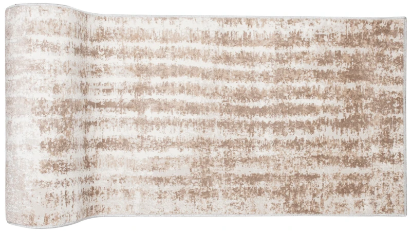 Chodnik nowoczesny Portland D156E kremowo-beżowy w rolce