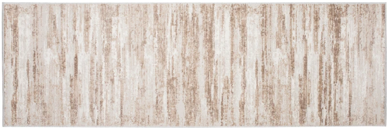 Chodnik nowoczesny Portland D158E kremowo-brązowy w poziomie