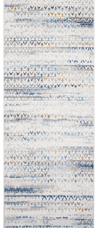 Chodnik Portland G494B biało-niebieski - w pionie