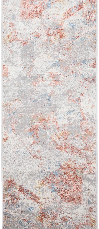 Chodnik nowoczesny Portland G500C szaro-pomarańczowy w pionie