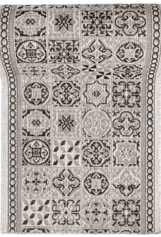 Chodnik płaskotkany mozaika Melissa MAA KF87A szary