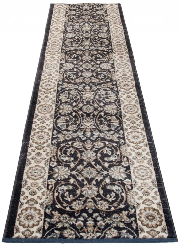 Chodnik tradycyjny Colorado CHU K473B antracytowy - rzut ukośny