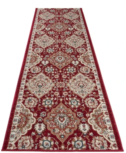 Chodnik tradycyjny Dubai BIL L757A bordowy - rzut ukośny