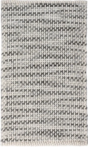 Dywanik łazienkowy Belweder melanż szaro-biały