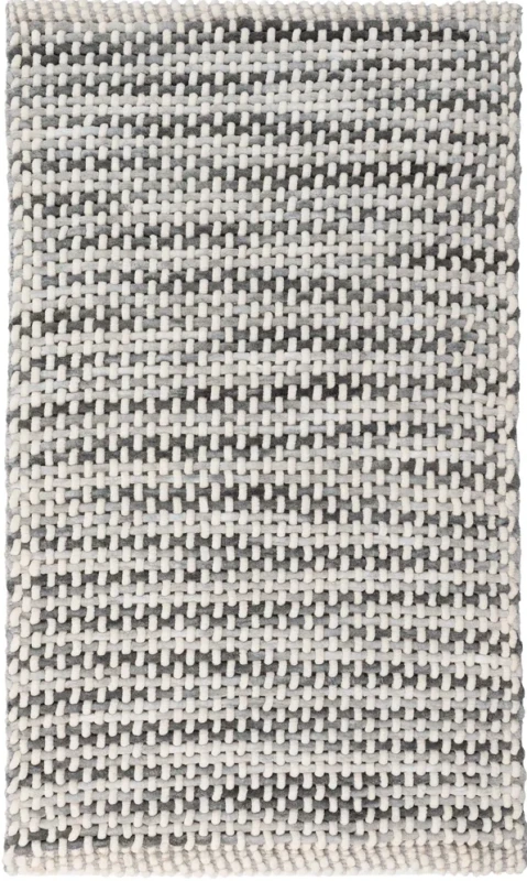 Dywanik łazienkowy Belweder melanż szaro-biały